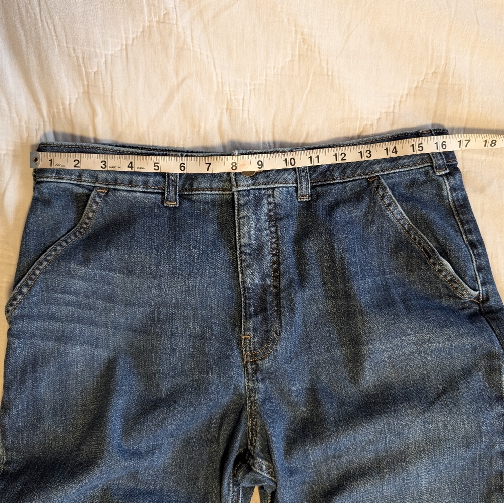 The Francais Mid Rise Cuffed Jeans By Pilcro Size 32 - Picture 7 of 16